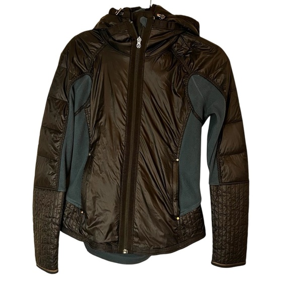 Run: Bundle Up Jacket- Warm Running Jacket- Fleece/ Goose Down- Size 6 - Picture 10 of 16